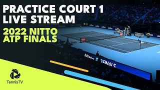 2022 Nitto ATP Finals Live Stream  Practice Court 1  Turin [upl. by Ennairej]