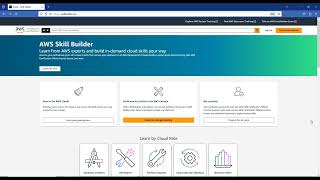 AWS skill builder intro  login [upl. by Zahc]