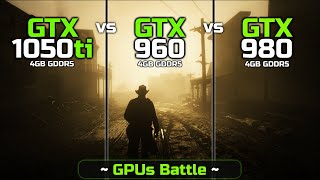 GTX 960 vs GTX 980 vs GTX 1050 Ti  Which One🤔 [upl. by Atoiganap]