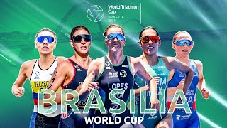 2024 World Triathlon Cup Brasilia  WOMEN [upl. by Halian837]