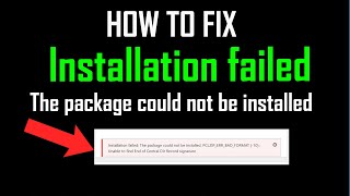 How to Fix Installation failed The package could not be installed PCLZIPERRBADFORMAT 10 [upl. by Ellerahs]