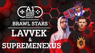 A1 Game Night S03E12  Brawl Stars  Lavvek i SupremeNexus [upl. by Rialc]