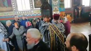 Ukrainian Nationalist Schismatics interrupting Divine Worship [upl. by Drageruaeb]