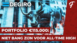 PORTFOLIO €115000 NIET BANG ZIJN VOOR ALLTIME HIGH  PORTFOLIO SHOW 115 [upl. by Olnek]