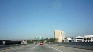 Driving out of LAX to 405 Freeway South Bound Via I105 East [upl. by Burrows]