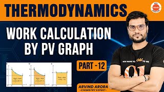 Work Calculation By PV Graph ThermoDynamics Chemistrypart12 By Arvind Arora Made EJee [upl. by Fairweather321]