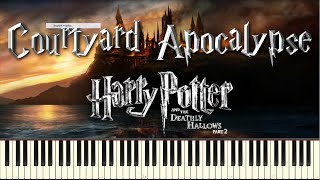 Courtyard Apocalypse  Harry Potter and the Deathly HallowsPart 2  Alexandre Desplat [upl. by Marduk]