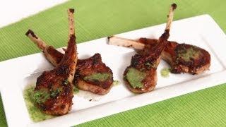 Grilled Lamb Chops Recipe  Laura Vitale  Laura in the Kitchen Episode 590 [upl. by Ardella]