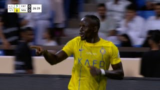 Sadio Mané Tonight SCORED TWO GOALS with Al Nassr vs Al Fateh [upl. by Ylak]