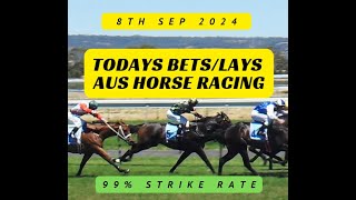 Australian Horse Racing  Betting Tips  8092024 [upl. by Gunn]