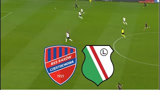 Legia Warszawa 01 Raków Częstochowa Skrót Meczu  EKSTRAKLASA 2425 [upl. by Iyre]