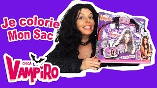 DIY Je colorie mon SAC CHICA VAMPIRO [upl. by Eey]