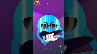 🌑 The Rockstar Uranus  Planets for Kids shorts nurseryrhymes kidssongs  Miniyo Kids [upl. by Golanka]