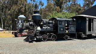 52724 Ardenwood Railfest yard tour and SPCRR Katie running Ft Kiso Forest Railway 6 [upl. by Tteltrab]