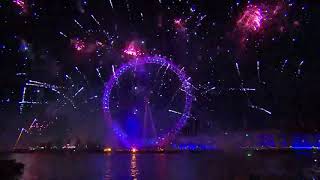 London New Years Eve Fireworks 2018 BBC One [upl. by Queena]