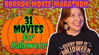 31 Movies for 31 Days of Halloween 🎃 Spooky Watch List Horror  Halloween Movie Recommendations [upl. by Nonnarb]