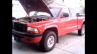 HOW TO CHANGE SPARK PLUGS IN A DODGE DAKOTA [upl. by Enaek621]