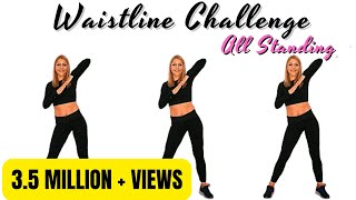 🔥30 MIN WAISTLINE CHALLENGE🔥NO JUMPING🔥SHAKE ampTONE WORKOUT for ABS OBLIQUES amp ARMS🔥UPPER BODY TONE🔥 [upl. by Ailil210]