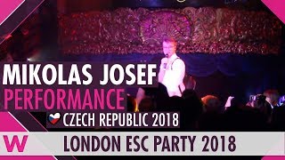 Mikolas Josef quotLie To Mequot Czech Republic 2018 LIVE  London Eurovision Party 2018 [upl. by Mcmillan]