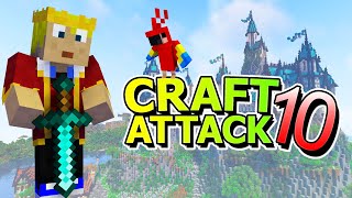 Craft Attack 10 Start 60 Youtuber amp Sparks Königreich  Minecraft Craft Attack 10 01 [upl. by Audra312]