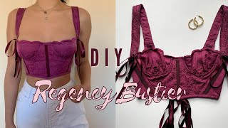 DIY Regency Bustier Pattern Available [upl. by Eittel]