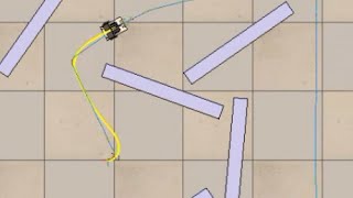 03 Path Planning with a Differential Drive Robot VRepCoppeliaSim  Tutorial [upl. by Ahsemat]