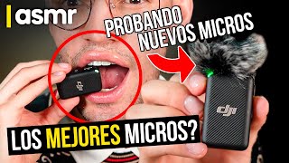 ASMR español los mejores sonidos para dormir rapido con estos nuevos microfonos [upl. by Johnette]