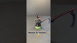 Maugan Ra finished warhammer40k eldar mauganra oldendemon spoontasticminis [upl. by Leona]