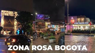 Zona Rosa Bogota  Que hacer en Bogota  De Compras en Bogota [upl. by Ayikan]