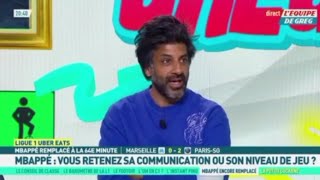 VIKASH DHORASOO  quotCest injuste ce qui arrive à KYLIAN MBAPPEquot [upl. by Akinimod]