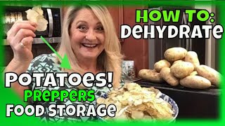 How To Dehydrate Potatoes  Long Term Food Storage [upl. by Kuehn]