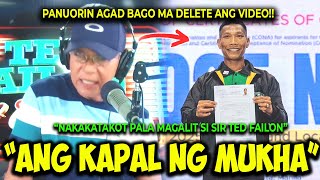 KAKAPASOK LANG SUMABOG SA GALIT TED FAILON DI NA NAKATIIS SA PANGLOLOKO NG MGA PARTY LIST SA BANSA [upl. by Asi]