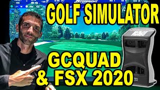 Foresight Sports Golf Simulator  How to use GCQuad with FSX 2020 [upl. by Scibert655]