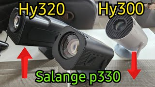 Test projektora Led Salange p330 konturecja dla Hy300 [upl. by Bonni375]