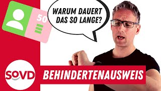 Behindertenausweis Warum dauert das so lange [upl. by Lecram]