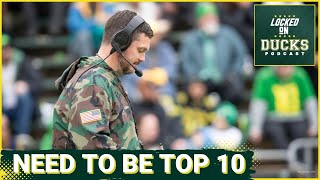 OregonDan Lanning need top 10 recruiting class to compete for national title  Oregon Ducks Podcast [upl. by Einnij]