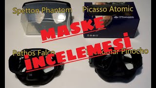 MASKE İNCELEMESİMASK REVIEW PATHOS SIGALSUB PICASSO TECNOMAR SPETTON EPSEALON [upl. by Akaya]