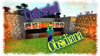 COMO HACER o CREAR un GENERADOR DE OBSIDIANA en MINECRAFT 💥 2018  2019 FACIL [upl. by Briant856]