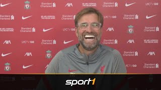 quotServusquot RangnickFrage überrascht Klopp auf PK  SPORT1 [upl. by Asoramla]