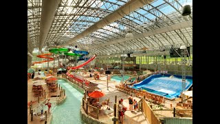 Jay Peak Pumphouse Indoor Waterpark with Retractable Roof Enclosure [upl. by Ailegna]