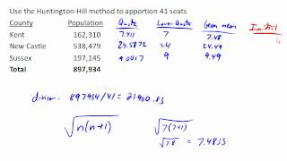 HuntingtonHill method 1 [upl. by Hortensia]