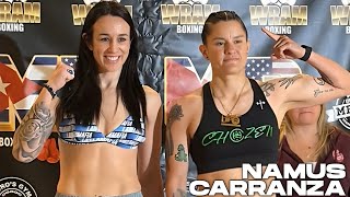 ELIA CARRANZA VS CHRIS NAMUS CARA A CARA [upl. by Kaile655]