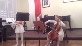 E Poldini  Dancing Doll Paulina Tomczuk  violin  Kornelia Szydło cello Zuzanna Cymer  piano [upl. by Onailime]