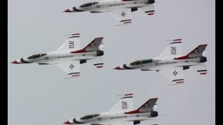 Thunderbirds COLLIDE during diamond Parts fall off [upl. by Yanrahs314]