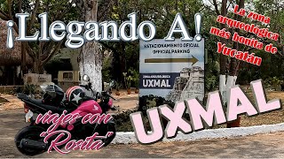 ¡Llegando A Zona arqueológica de Uxmal viajes con quotrositaquot🛵 [upl. by Vandyke]