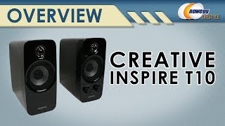 Creative Inspire T10 10 Watts RMS 20 Speaker System Overview  Newegg Lifestyle [upl. by Caron]