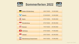 Sommerferien 2022 [upl. by Yroc240]