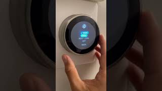 Turning Off Google Nest Thermostat [upl. by Sherwynd423]