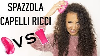 SPAZZOLE CAPELLI RICCI  Tangle Teezer ORIGINAL VS AQUA [upl. by Enyamert]