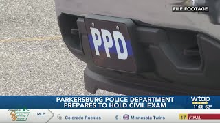 Parkersburg Police Department holding civil exam [upl. by Niuq79]